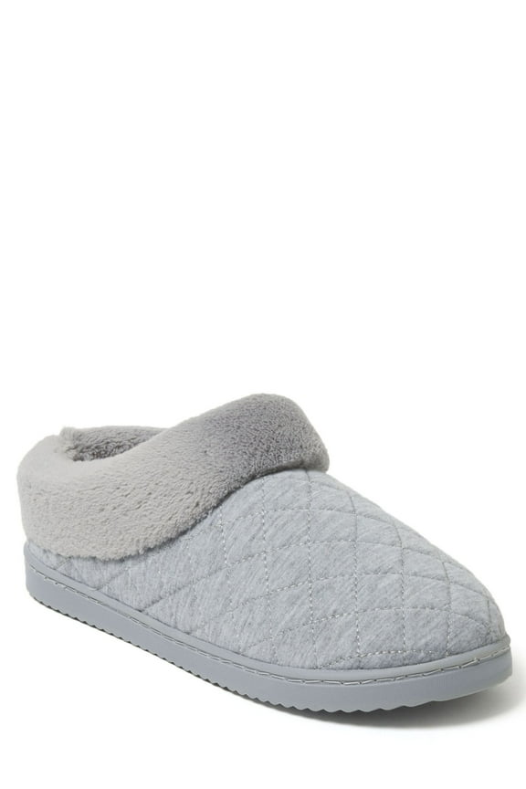 Dearfoams Cozy Comfort Women's Quilted Jersey Clog