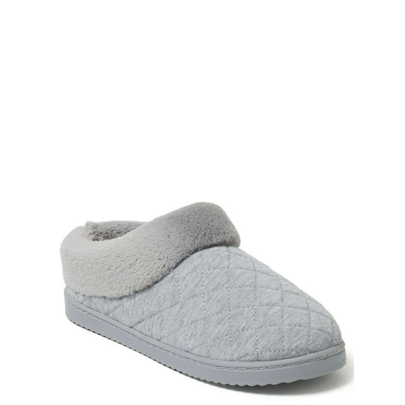 Dearfoams Cozy Comfort Women's Quilted Jersey Clog