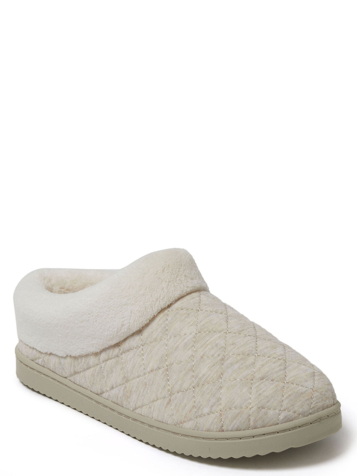 Dearfoams Cozy Comfort Women's Quilted Jersey Clog