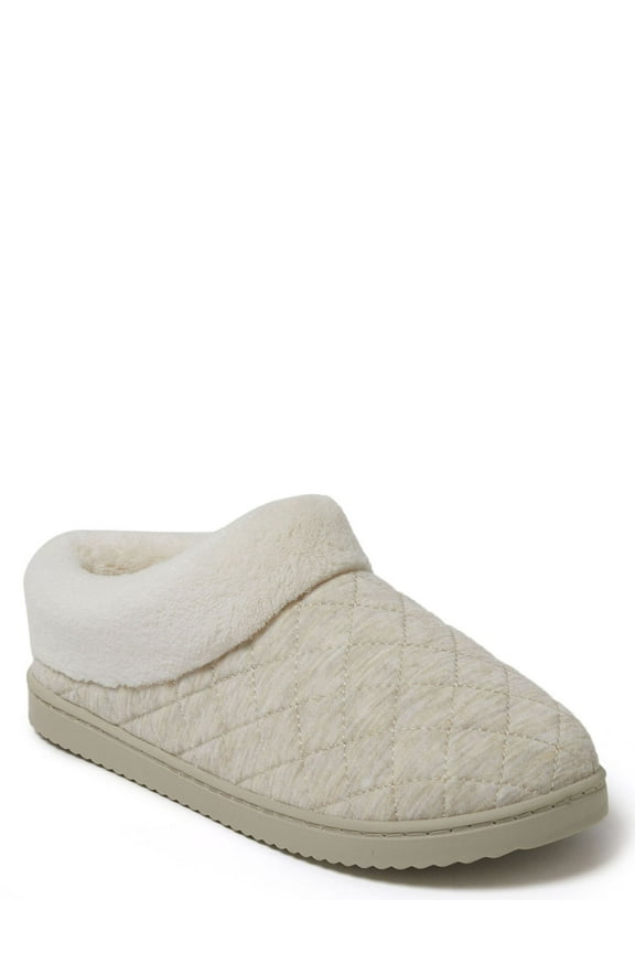 Dearfoams Cozy Comfort Women's Quilted Jersey Clog