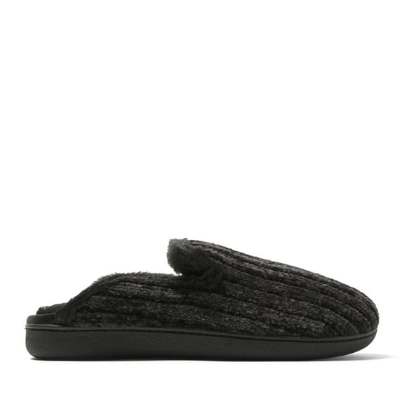 Dearfoams Cozy Comfort Women's Rib Knit Chenille Scuff Slippers