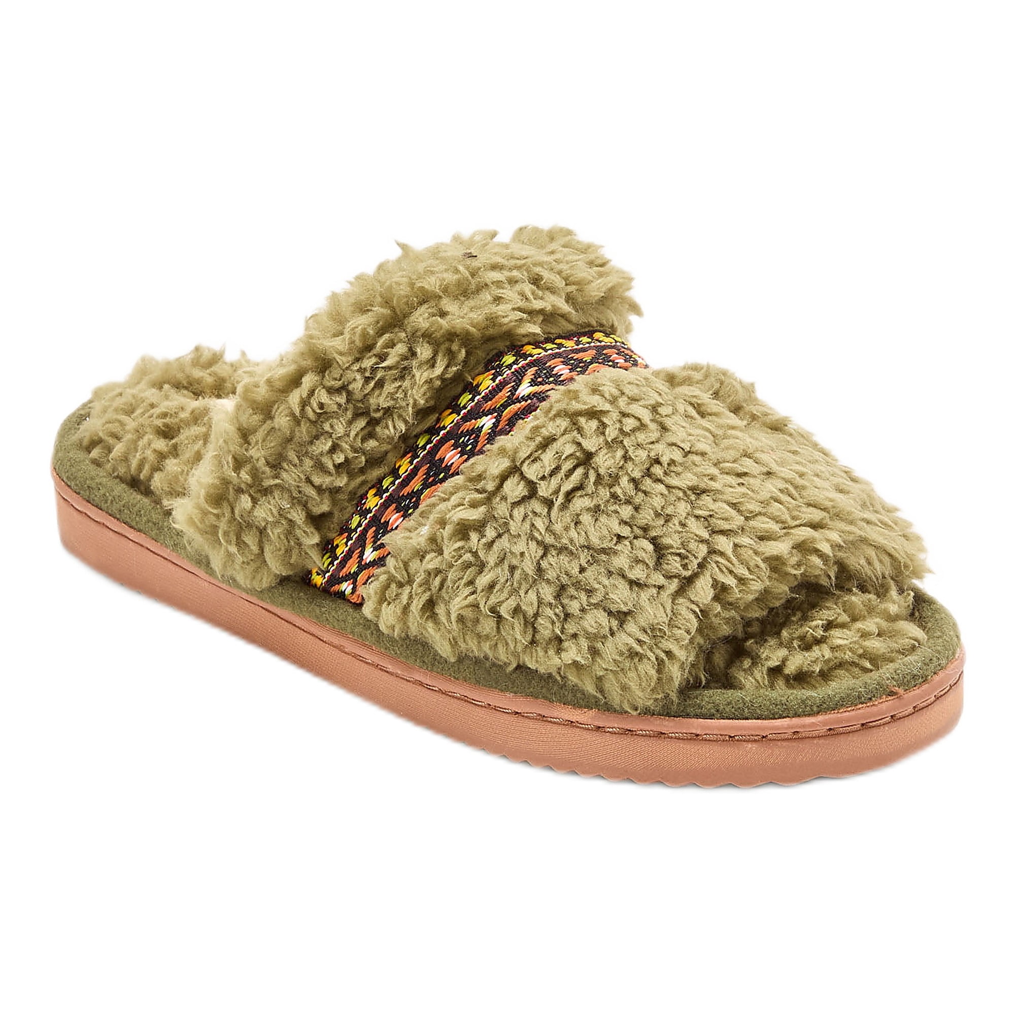 Dearfoams Cozy Comfort Women's Terry Slide Slippers