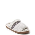 thumbnail image 1 of Dearfoams Cozy Comfort Women's Tipped Teddy Slide Slippers, 1 of 8