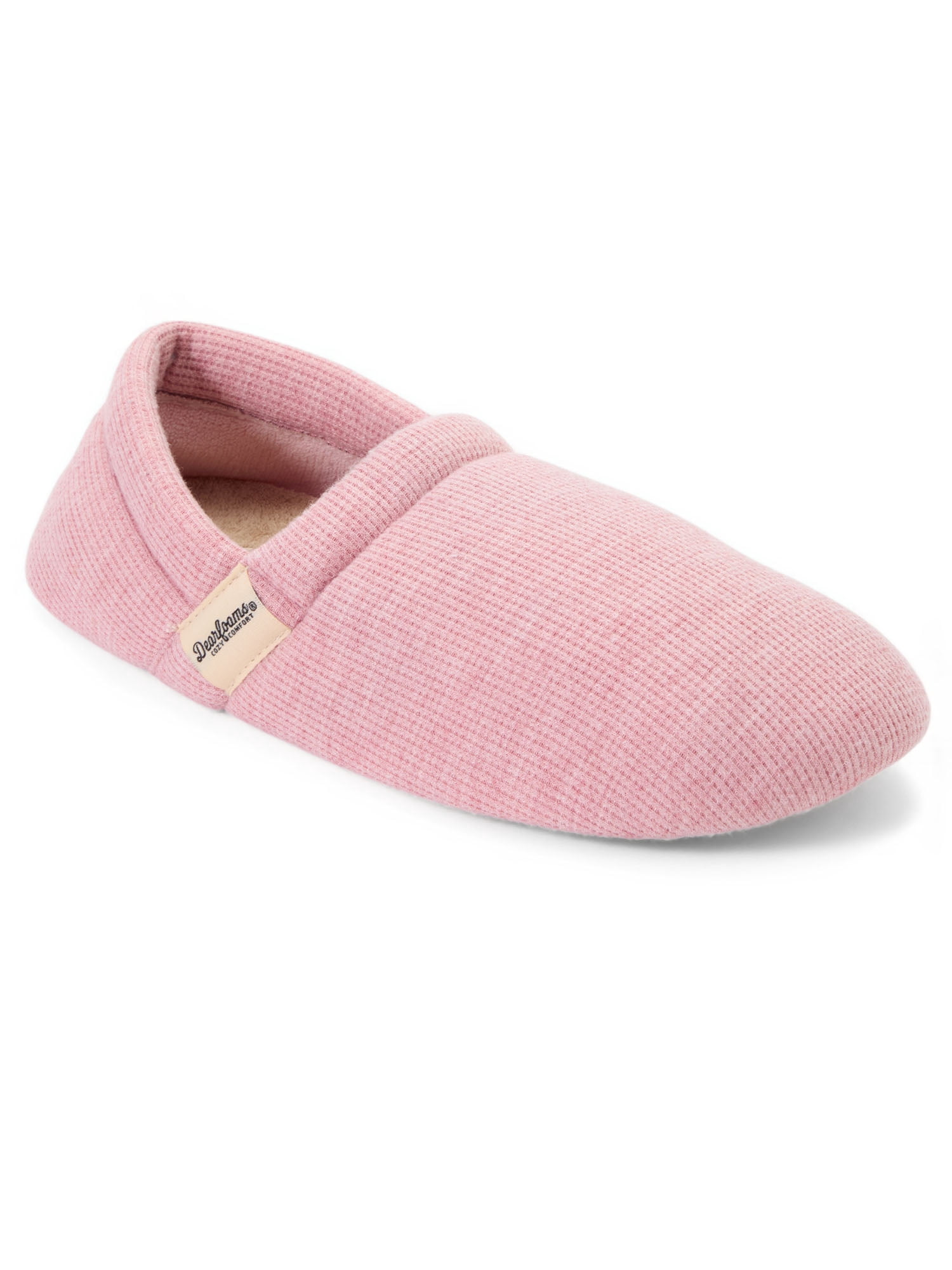 Dearfoams Cozy Comfort Women's Travel Jersey Knit Slipper Socks