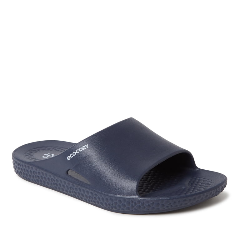 Dearfoams EcoCozy Men\'s Sustainable Comfort Slide Sandal - BLACK Size 8 $8.99 - EcoCozy by Dearfoams Women main image 3