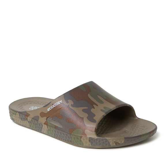 Dearfoams EcoCozy Men's Sustainable Comfort Slide Sandal