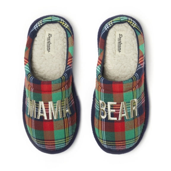 Dearfoams Family Bear Matching Comfort Slippers, Sizes Baby to Adult