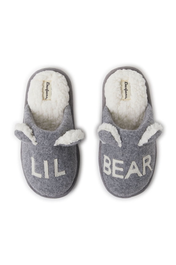 Kid's Casey Lil Bear Family Scuff Slipper