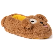 Dearfoams Kids Emery Critter Closed Back Animal Slipper