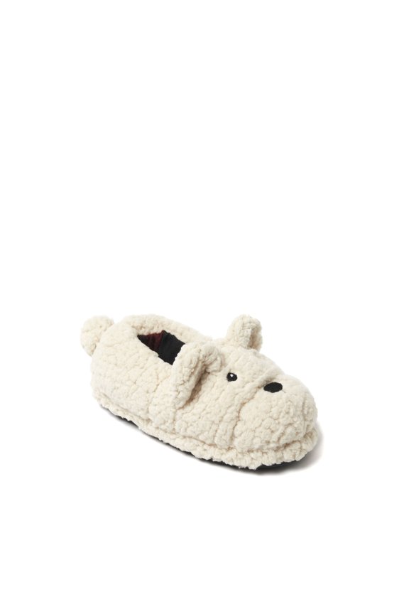 Kid's Emery Critter Closed Back Animal Slipper - Polar Bear