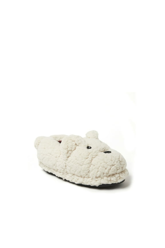 Kid's Emery Critter Closed Back Animal Slipper - Polar Bear
