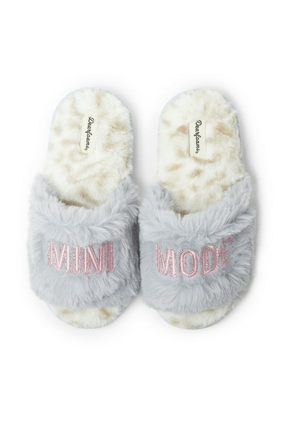 Kid's Girls Lana Fuzzy Slide Slipper - Mini Mode