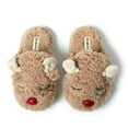 thumbnail image 1 of Dearfoams Kid's Holiday Christmas Reindeer Scuff Slipper, 1 of 6