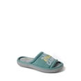 thumbnail image 1 of Dearfoams Kid's Lennox Happy Camper Knit Shower Slide House Slipper, 1 of 5