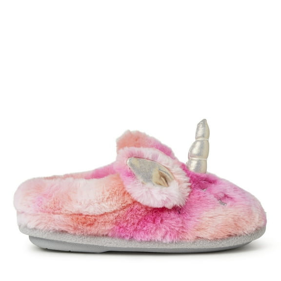 Dearfoams Kid's Peyton Animal Slip-On Clog House Slipper