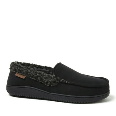 Dearfoams Men's Alexander Microsuede Moccasin House Shoe Slipper