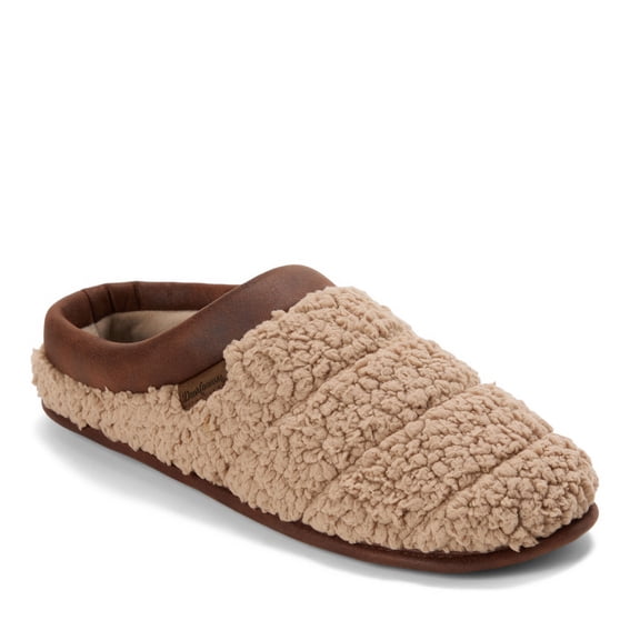 Dearfoams Men's Asher Marled Knit Clog House Slipper