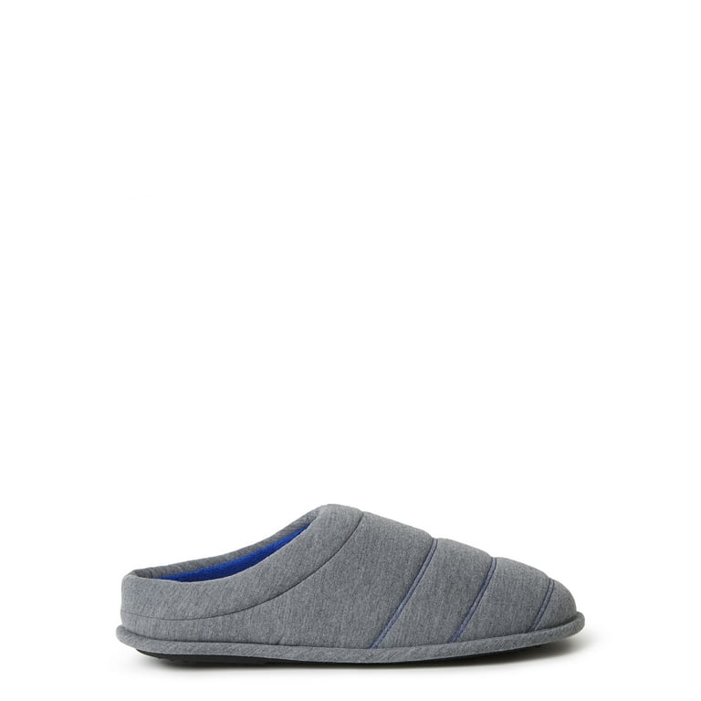 Dearfoams Men s Asher Quilted Clog with Memory Foam Slippers