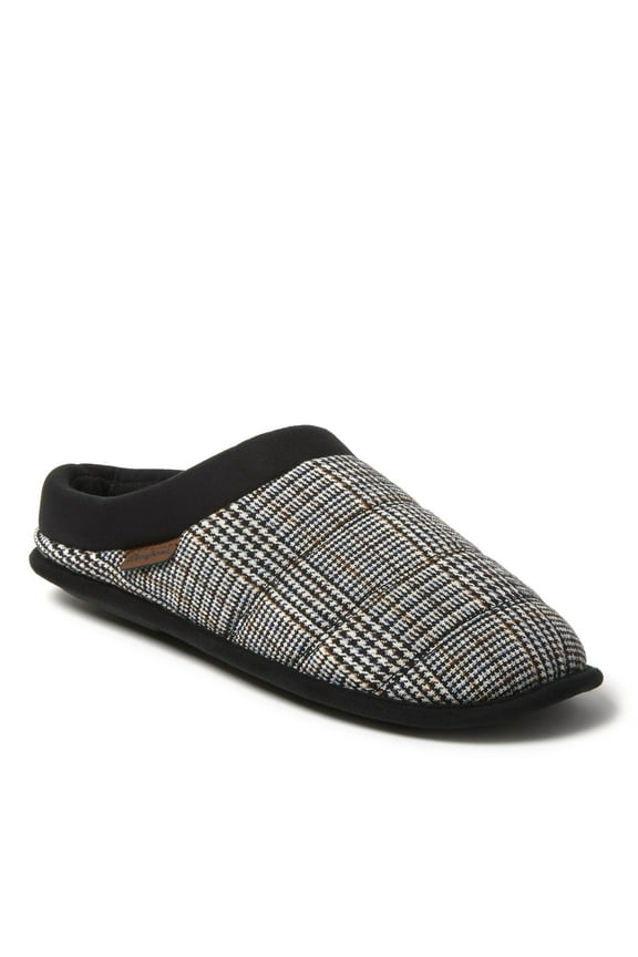 Men's Asher Quilted Plaid Clog House Slipper