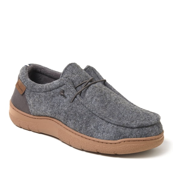 Dearfoams Men's Bennett Closed Back Chukka House Shoe Slipper