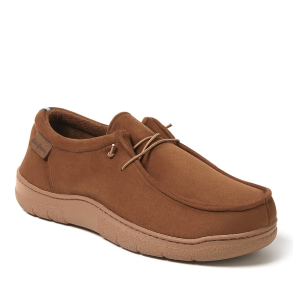 Dearfoams Men's Bennett Closed Back Chukka House Shoe Slipper