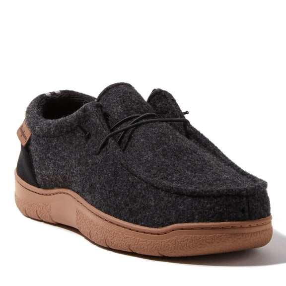 Dearfoams Men's Bennett Closed Back Chukka House Shoe Slipper