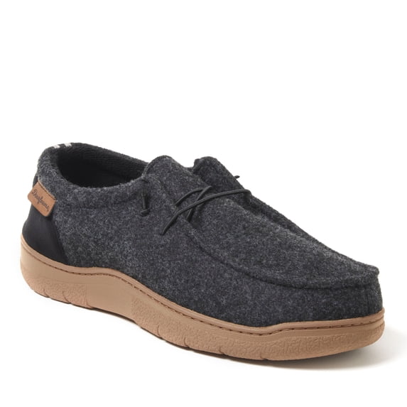 Dearfoams Men's Bennett Closed Back Chukka House Shoe Slipper