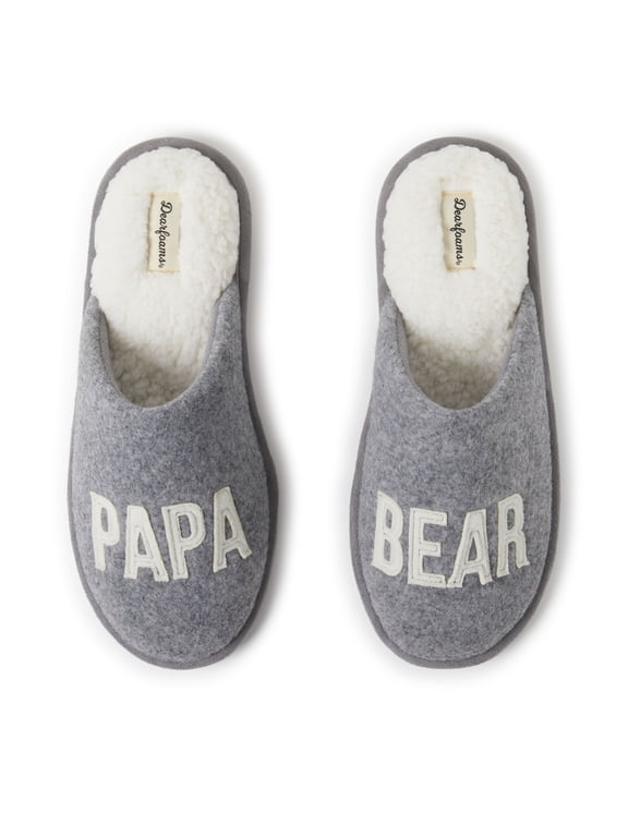 Men's Carson Papa Bear Dad Scuff Slipper
