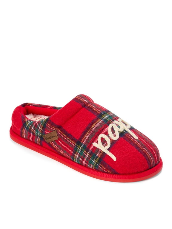 Men's Cozy Holiday Clog Slippers - Papa Bear
