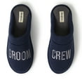 thumbnail image 1 of Dearfoams Men's Groom/Groomsmen Giftable Wedding Scuff Slipper, 1 of 5