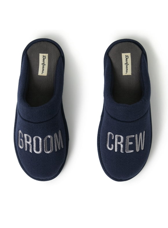 Men's Groom/Groomsmen Giftable Wedding Scuff Slipper