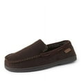 thumbnail image 1 of Dearfoams Men's Keaton Twill House Shoe Moccasin Slipper, 1 of 6