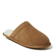 Dearfoams Mens Kirk Genuine Suede Scuff House Slipper