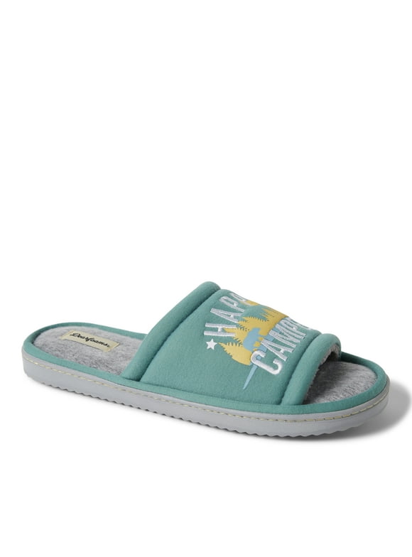 Men’s Lennox Happy Camper Knit Shower Slide House Slipper