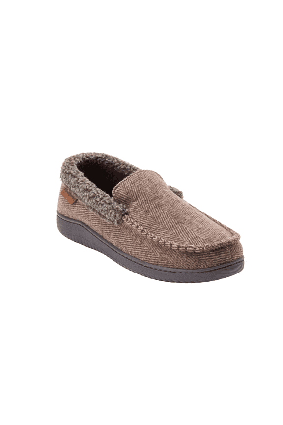 Men's Memory Foam Slipper (Coffee, US Footwear Size System, Adult, Men, Large 11-12)