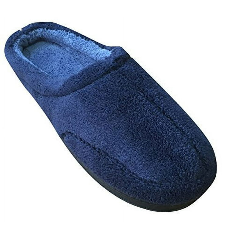 Men's dearfoams microfiber clog slippers discount