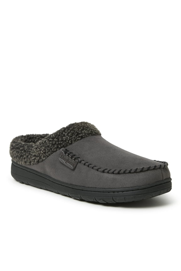 Men's Brendan Microsuede Moccasin Toe Clog Slipper