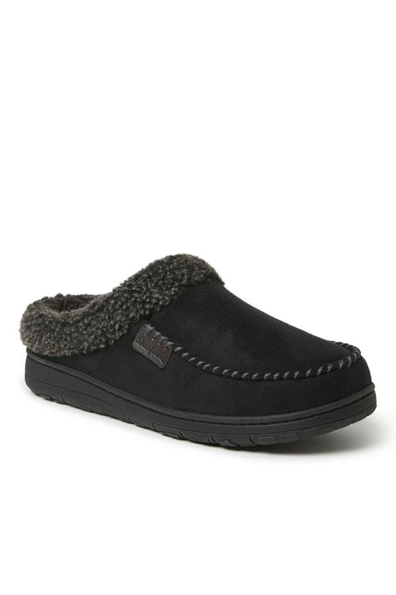 Men's Brendan Microsuede Moccasin Toe Clog Slipper