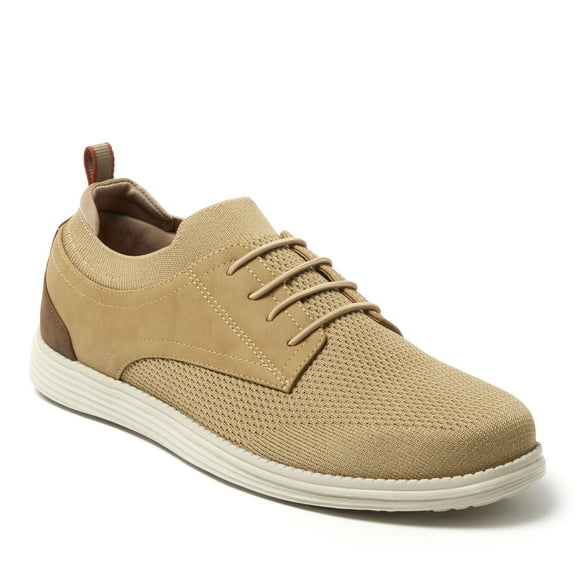 Dearfoams Men's Nash Stretch Knit Oxford Slip On Sneaker