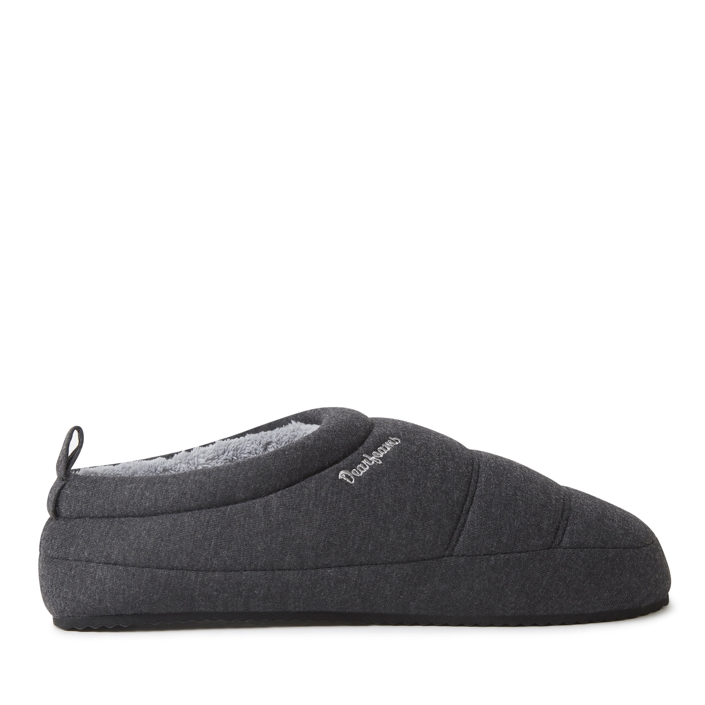 Dearfoams Men's Pax Lounge Clog with Memory Foam Slippers