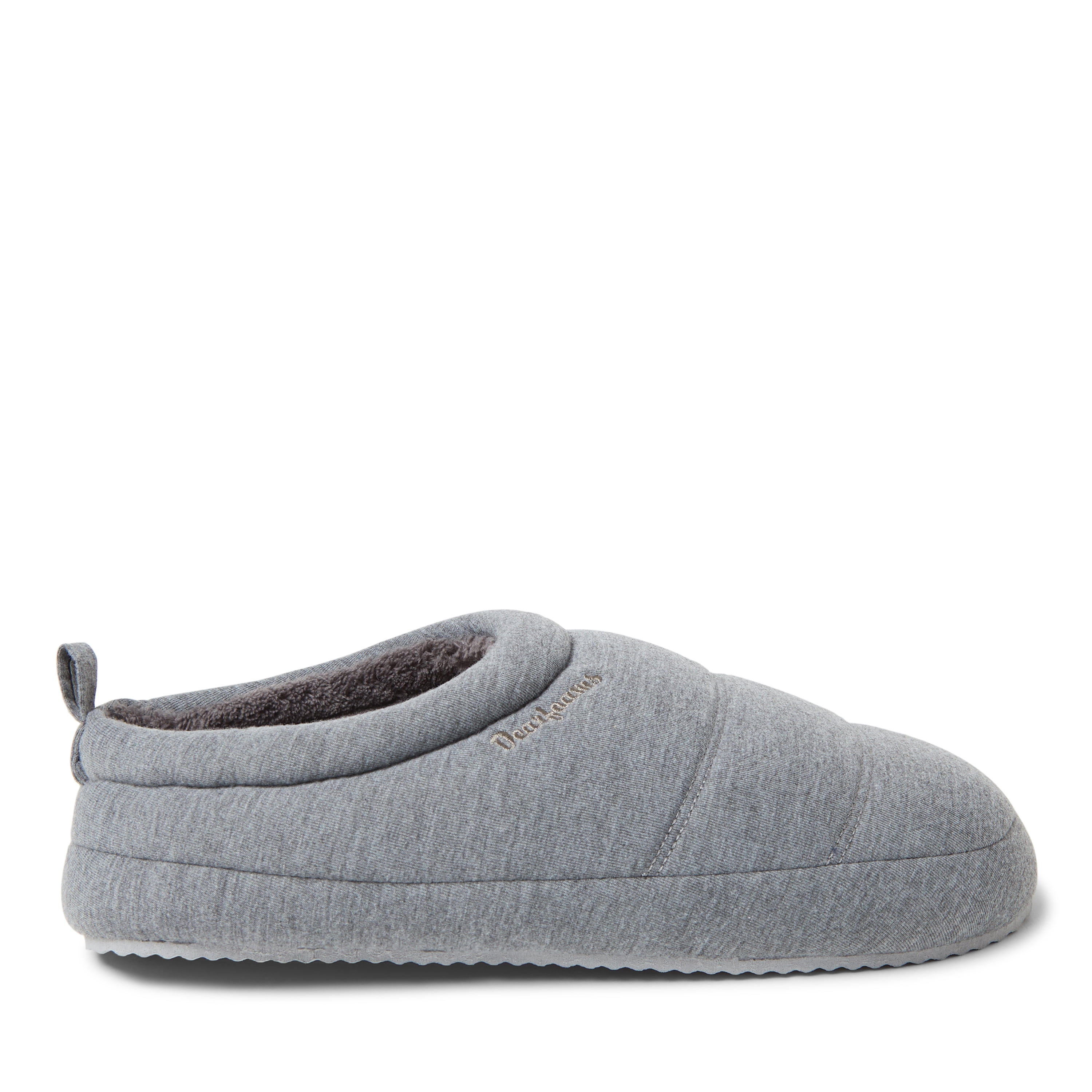 Dearfoams Men's Pax Lounge Clog with Memory Foam Slippers