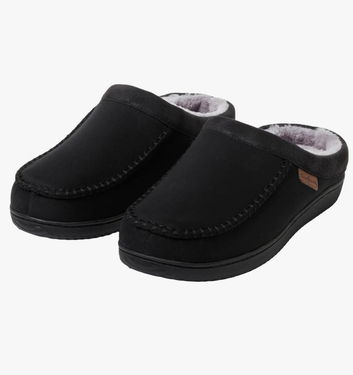 Dearfoams Men's Slipper large Features: Memory Foam Insole Indoor ...