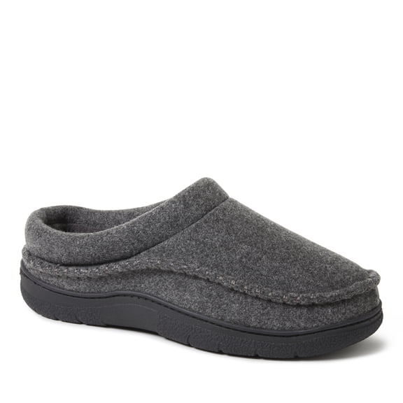 Dearfoams Men's Thompson Wool Blend Clog Slipper