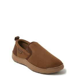 Men's shops chaps suede moccasin slippers