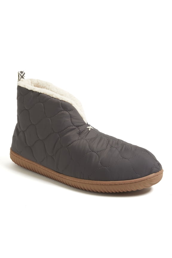 Men's Warm Up Bootie House Shoe Boot Slipper