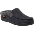 thumbnail image 1 of Dearfoams Mens'  Total Comfort Memory Foam Slipper, Black Size X-Large (13-14), 1 of 4