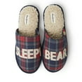 thumbnail image 1 of Dearfoams Unisex Carson Lil Bear Scuff Slippers, 1 of 7
