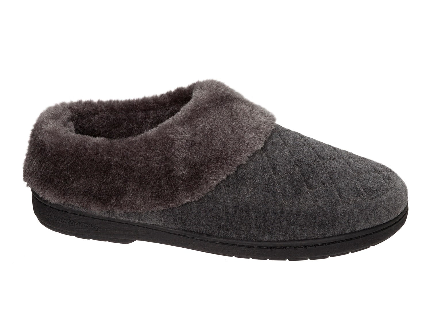 Dearfoams Velour Clog Slippers with Memory Foam (Women's)