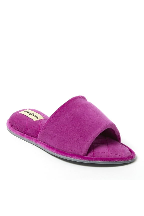Women's Beatrice Microfiber Velour Slide House Slipper