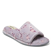 Dearfoams Women's Beatrice Microfiber Velour Slide House Slipper